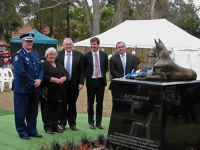 K9 Memorial Unveiling